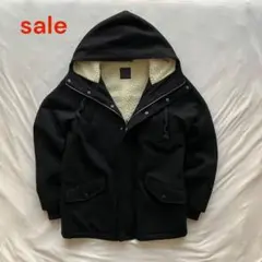 モッズコート　短丈　ウール 襟高　小顔　ギミックミリタリー　グランジ　モード