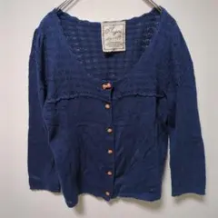 は*く様 【INGNI】イング（M）ニットカーディガン＊リボンボタン＊ショート丈