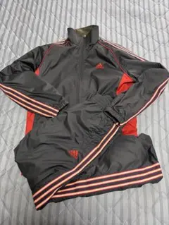 adidas Clima365 ジャージ上下セットM黒/赤