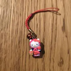 サンリオ ハローキティ みちのくキティ物語 りんご娘 根付けストラップ