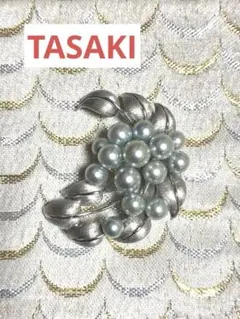 希少☆田崎真珠 TASAKI グレイパール　ブローチ