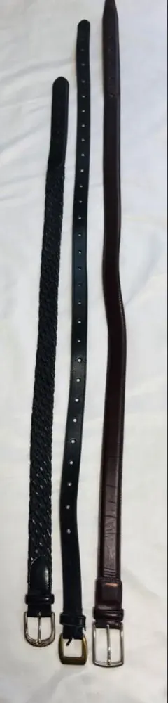 レザー製ベルト他3本セットSALE