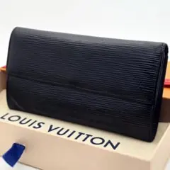 ヴィトン 長財布 ポルトフォイユ サラエピ 6枚 A75 ブラック