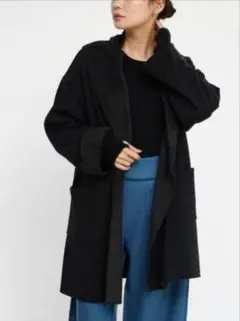 【新品】スコットクラブ系列 ヤマダヤ soeur7 コート アウター ブラック ヤマダヤsoeur7 コートアウターブラック