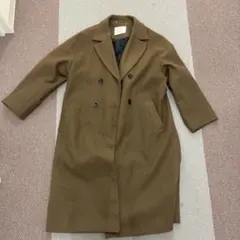 BAYFLOW ダブルブレスト ロングコート ブラウン