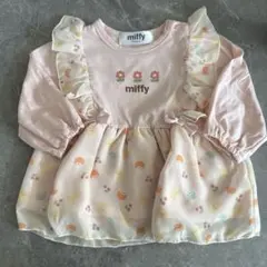 ベビー　長袖Tシャツ　ブラウス　ミッフィー　【80】