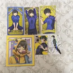 ブルーロック アルカナカード でびデコ 色紙 伊勢丹 ホログラムカード 蜂楽