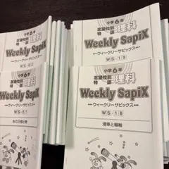 サピックス 6年 土特 ウィークリーサピックス 理科 知識の総完成