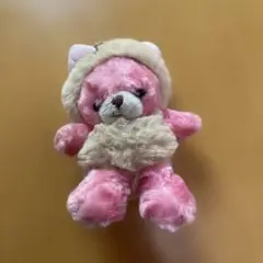 ピンクのクマ キーホルダー