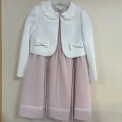 3can4on フォーマルドレス　ワンピース　ピンク120サイズ　入学式