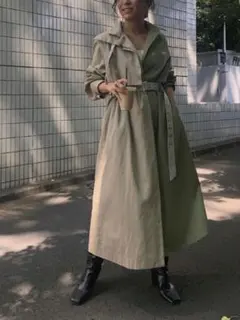 【AMERI 】ASYMMETRY STAND COLLAR COAT(S)のサムネイル