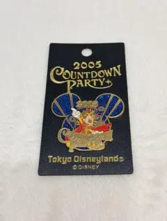 レア非売品 2001年カウントダウン東京ディズニーランドピンバッジ3種類