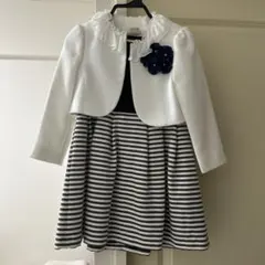 プティマイン　120㎝　入学式 女の子 フォーマルワンピース　卒業式　セレモニー