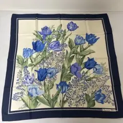 Christian Dior 花柄 スカーフ
