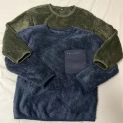 ファーリーフリースプルオーバー （長袖）　2枚セット　130cm
