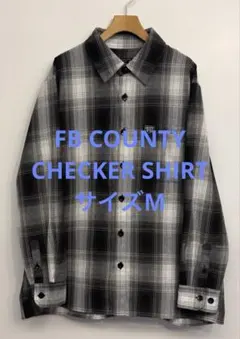 美品 FB COUNTY エフビーカウンティ CHECKER SHIRT Mのサムネイル
