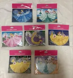 ディズニープリンセス　ドレスメモ　7種類