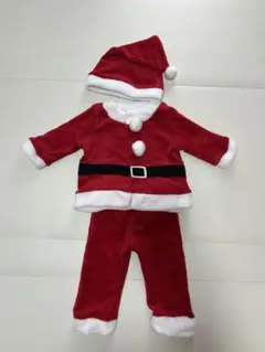 【着画あり】　ベビーサンタ服　80