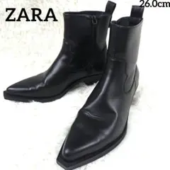 ✨未使用級極美品✨ ZARA ザラ サイドジップブーツ チェルシーブーツ 黒