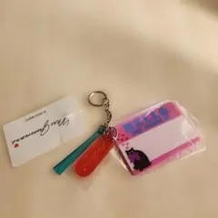 黒猫デザインのアクリルキーホルダーセット