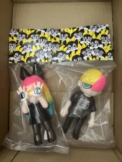 新品 GRAPE BRAIN タイ限定 にぎるちゃん のりくん ソフビフィギュア