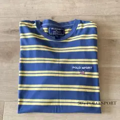 90’s 好配色 雰囲気◎ フェード◎ POLO SPORT ボーダーTシャツ