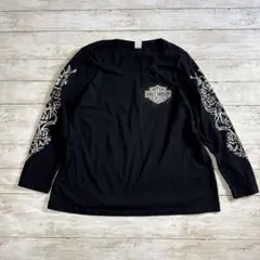 ロゴtシャツ 長袖