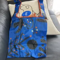 新品未使用　カルディ　エコバッグ　いきものがたり　ブルー　非売品