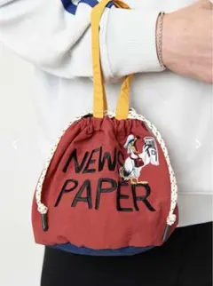 ✡送料込✡タグ付MUNSINGWEAR マンシングウェア ポーチ総柄 赤 レッド