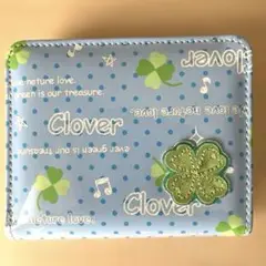 クローバー二つ折財布　平成レトロ　女児