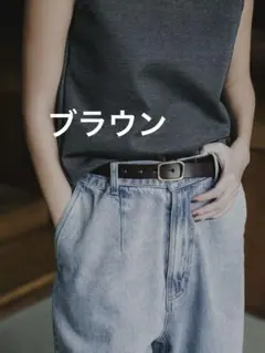 crewre クルーレ　ボタンスタッズレザーベルト　BLACK 1 crewre クルーレ ボタンスタッズレザーベルト BLACK 1 crewre