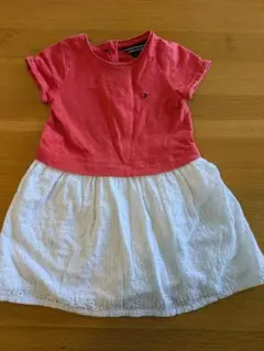 TOMMY HILFIGER 半袖ワンピース 80