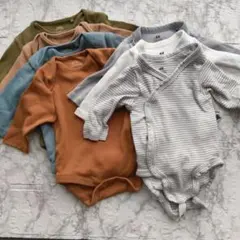 長袖ロンパース 7点セット NEXT4枚 H&M3枚
