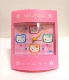 ハローキティ　ミニクロック　置時計　激レア　平成レトロ　サンリオ　Kitty 平成レトロ ハローキティ 激レア さくらんぼキティ 置き時計 1999