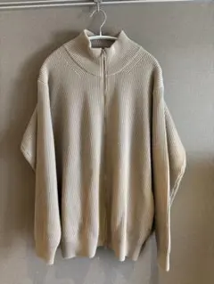 ユナイテッドアローズ　ドライバーズニット　ベージュ