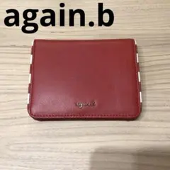 アニエスベー　財布　赤　again.bのサムネイル