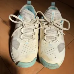 YONEX テニスシューズ ホワイト/ターコイズ