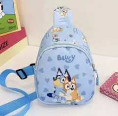 BLUEY 青 ブルーイ＆ビンゴ ショルダーバッグ ポーチ キッズサイズのサムネイル
