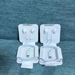 新品、未使用Apple純正ライトニング 有線イヤホン　2個同梱　#1