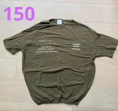 グルービーカラーズ　150 カーキ　ゆったりシルエット　Tシャツのサムネイル