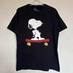 良品 】UNIQLO kawsスヌーピー Tシャツ ブラック