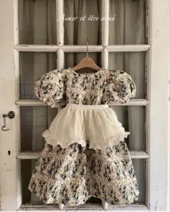 anneshirley同型◇no brand 花柄刺繍ワンピース　90.100