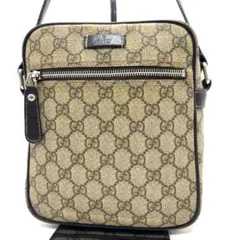 【美品】グッチ ショルダーバッグ GG PVC ボックス