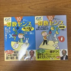 最終！2冊セット！10才までに身につけたい算数センス　数と計算のくふう編　図形編