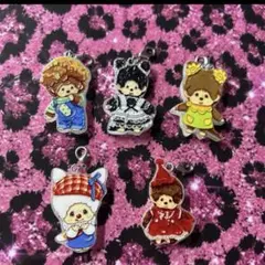 モンチッチ アクリルキーホルダー 5点セット