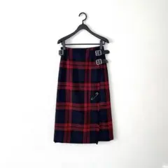 オニールオブダブリン SHIPS別注 ピンクチェックスカート サイズ8