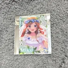 五等分の花嫁 ＊ ウェディングドレストレーディングクリアカード 三玖