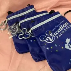 東京ディズニーリゾート  バケーションパッケージ  ポーチ3個