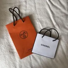 HERMES & CHANEL ショッパー 2点セット
