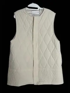 未着用品・chocol raffine robe アイボリー キルティングベスト